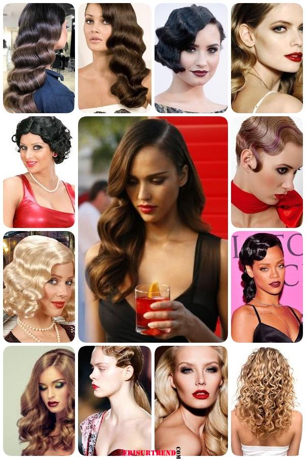 Wasserwelle Frisuren Moderne Wasserwellen Haarfrisuren