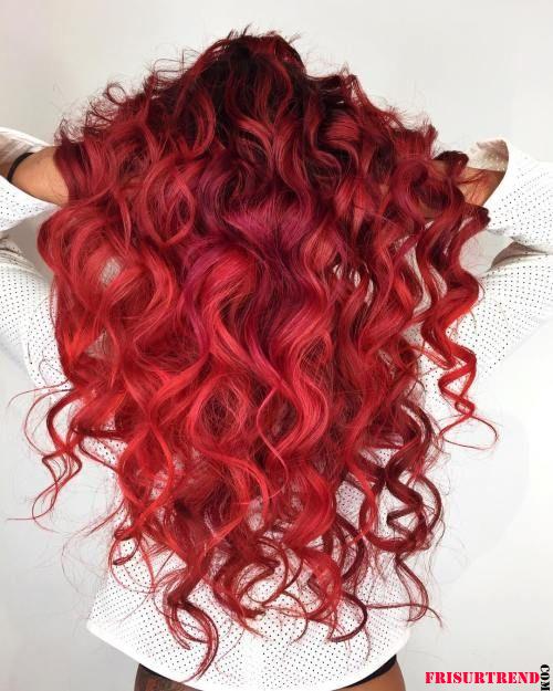Feurige Rote Frisuren